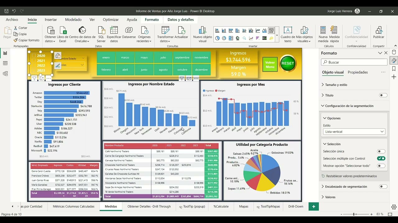 Básico 10 Obtener Detalles Drill Through, Medidas y VariablesObtener Detalles Drill Through, Medidas