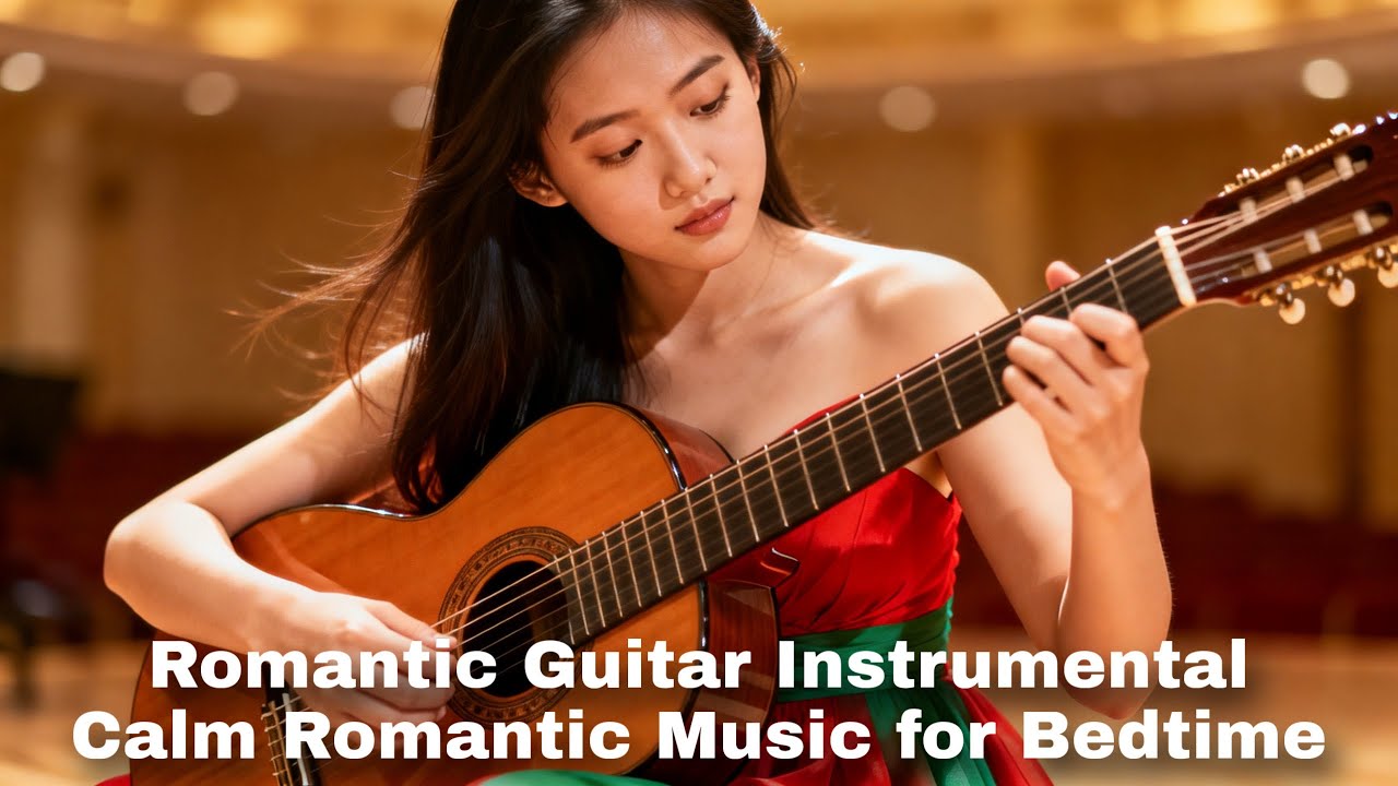 Romantic Guitar Instrumental – Calm Romantic Music for Bedtime