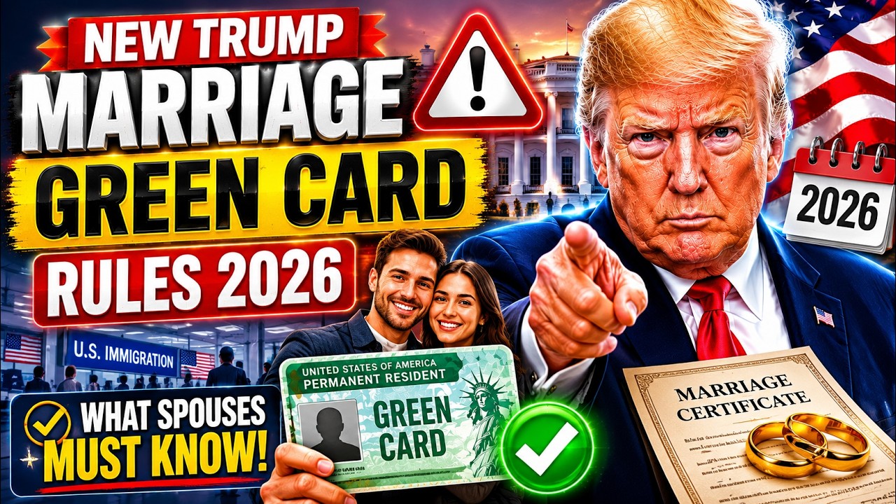 Новые правила получения грин-карты через брак при Трампе в 2026 году: что должны знать супруги