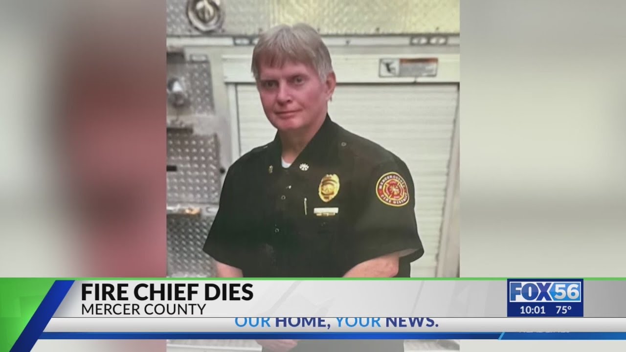 Mercer County fire officials mourn passing of district chief