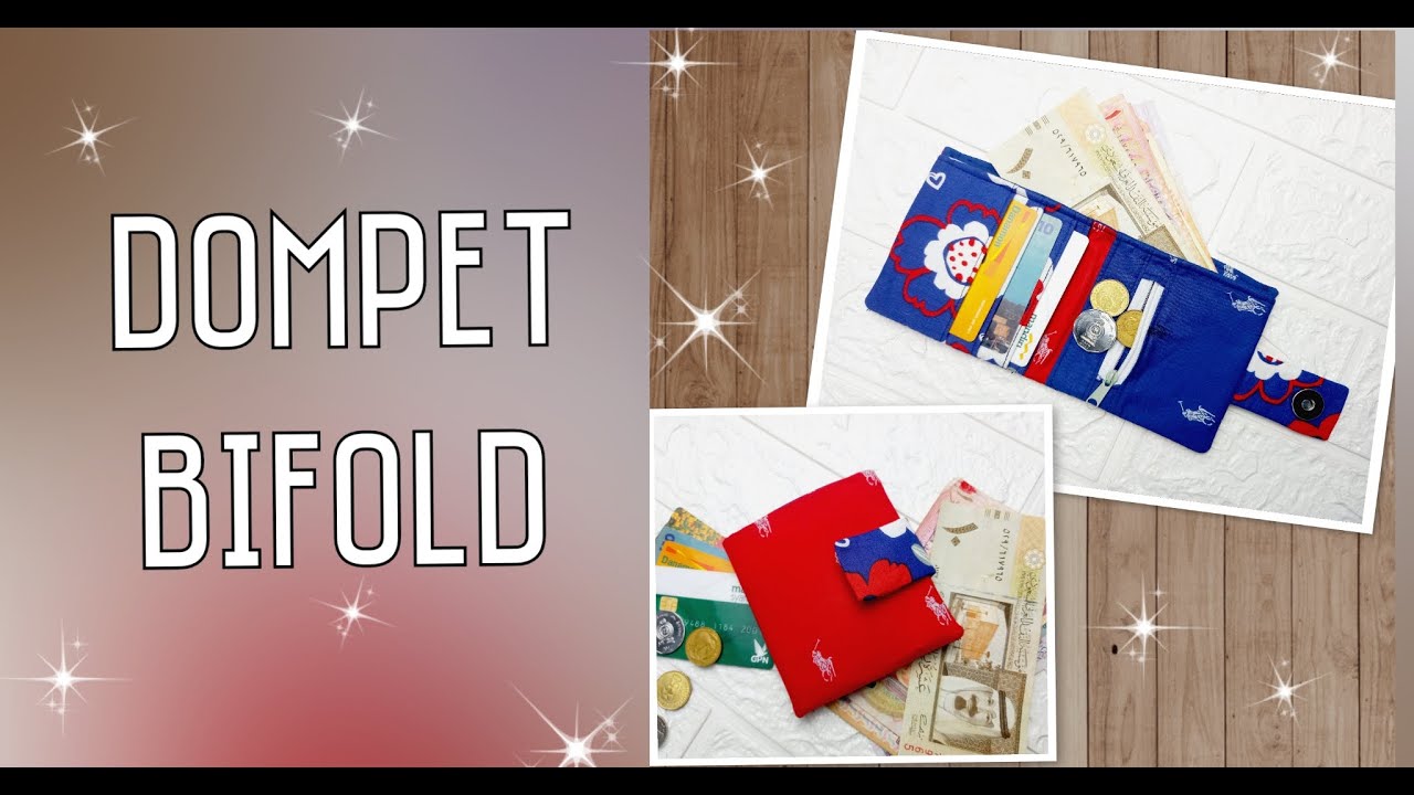 Tutorial Dompet Lipat / Bifold Wallet