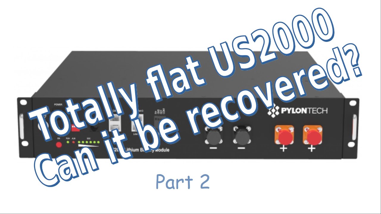 Totally flat Pylontech battery. Can it be recovered? Part 2