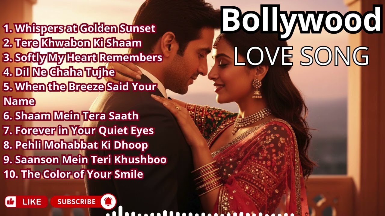 💕 Bollywood Relaxing Love Music 🌸 Calm Hindi Romantic Vibes for Peaceful Nights 🌙