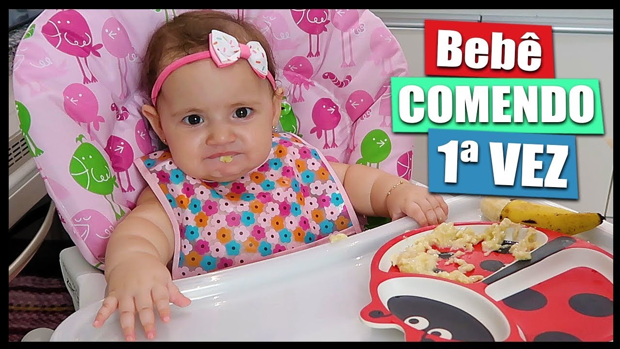 👶🏻 MEU BEBÊ COMEÇOU A COMER FRUTINHAS | Jessika Taynara