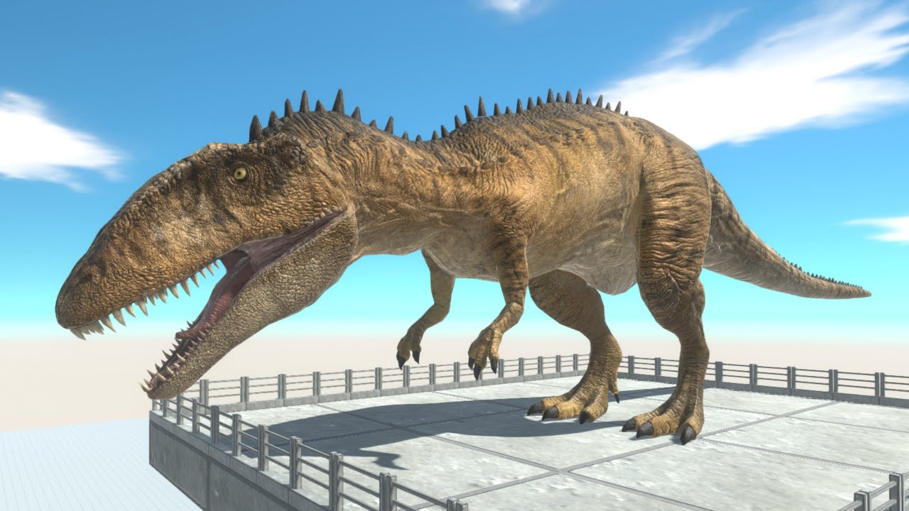 NEW Carcharodontosaurus vs dinosaur units | Animal Revolt Battle Simulator