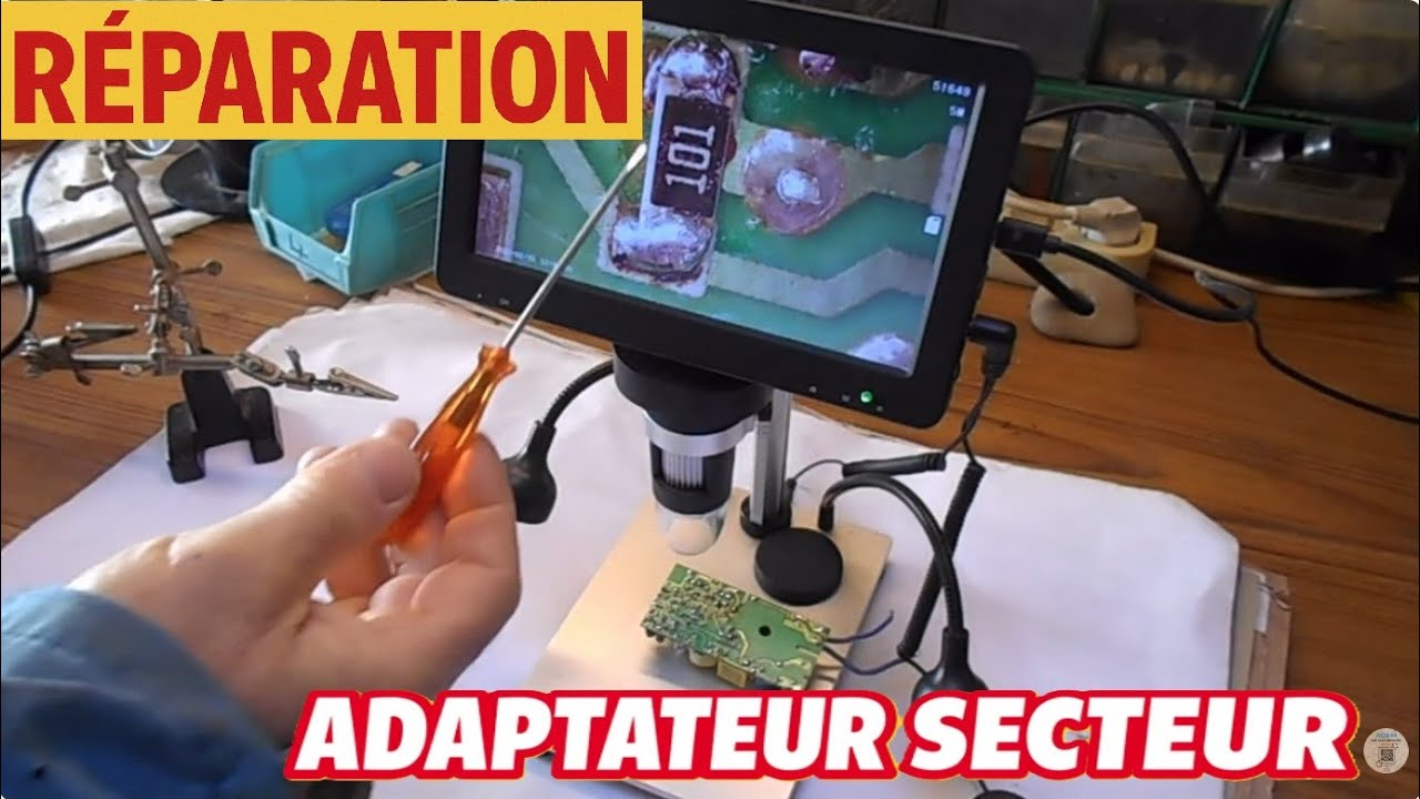 Réparation d'un adaptateur d'alimentation 230 VAC - 11 VAC