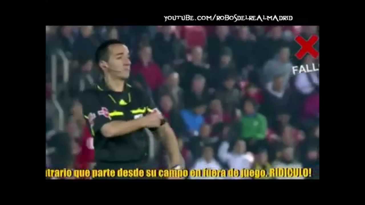 13 puntos robados que favorecieron al Real Madrid en La Liga 2011-2012
