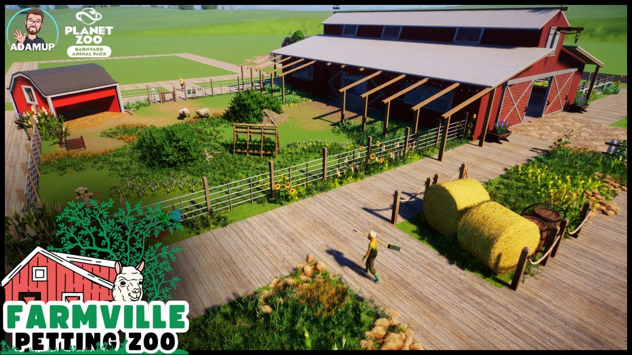 Строительство контактного зоопарка в Planet Zoo | Farmville Zoo Часть 1 |