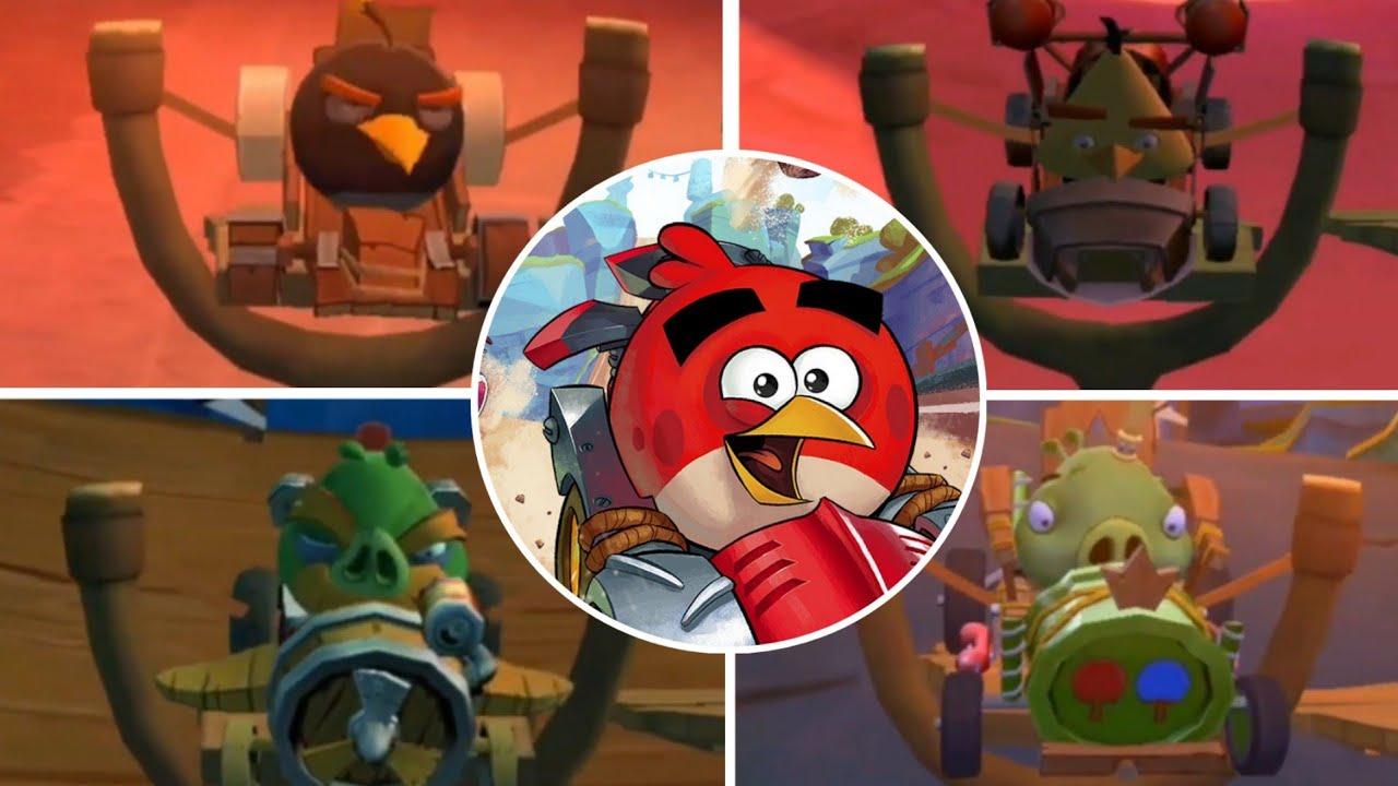 Angry Birds GO! All Bosses (Boss Fights) 1080p 60FPS Full HD