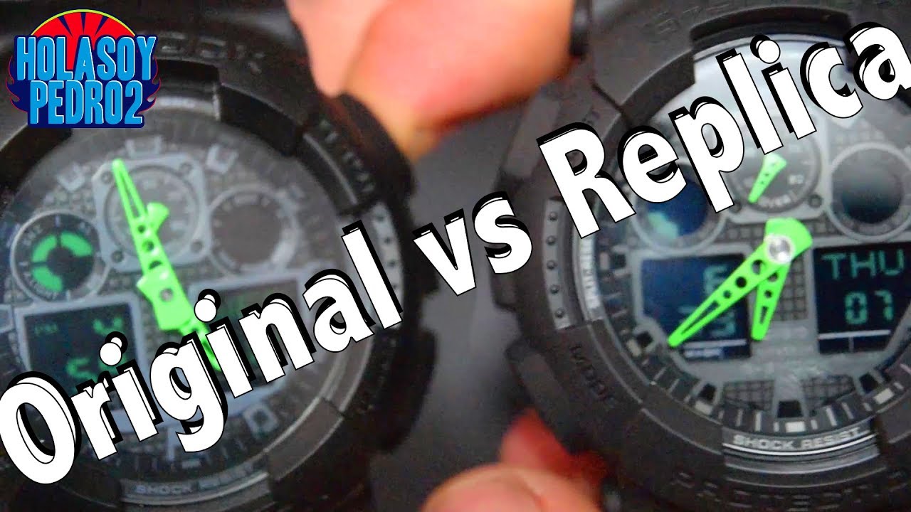 Casio G-Shock Ga100c-1a3 Replica Vs Original