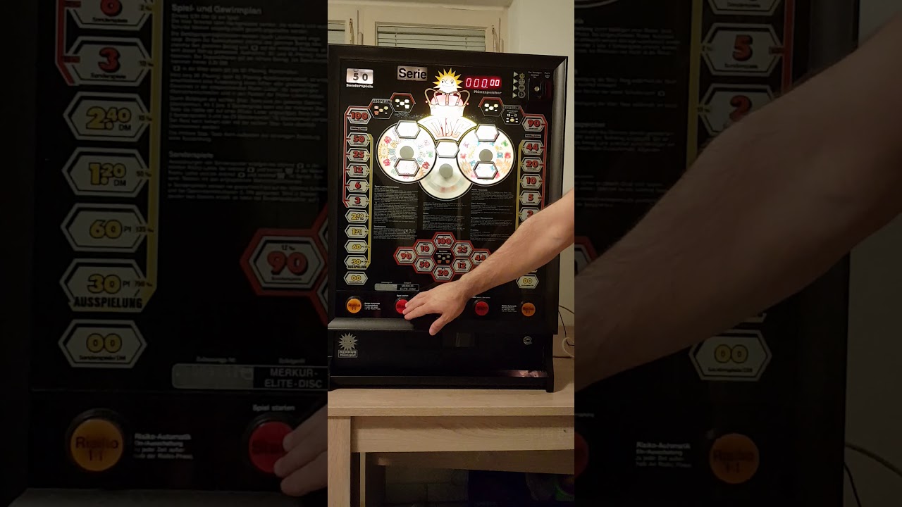 Spielautomat geldspielautomat Merkur disc Elite