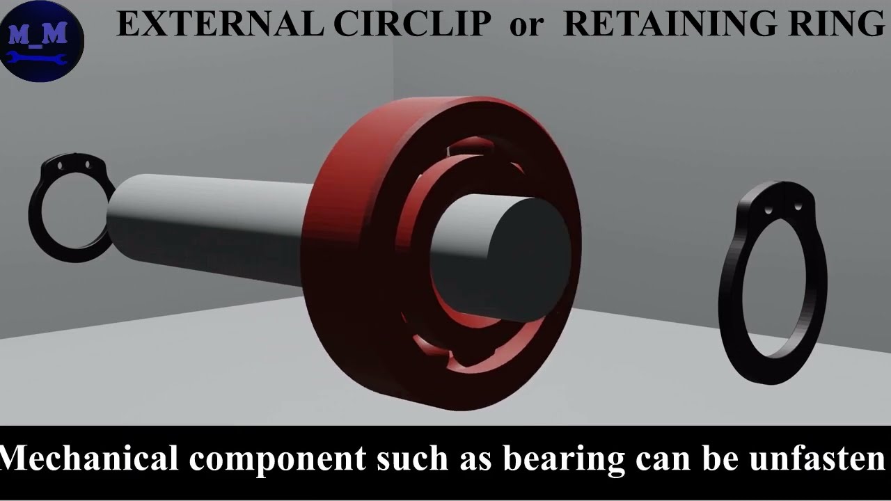 EXTERNAL CIRCLIP/SNAP RINGS/RETAINING RINGS