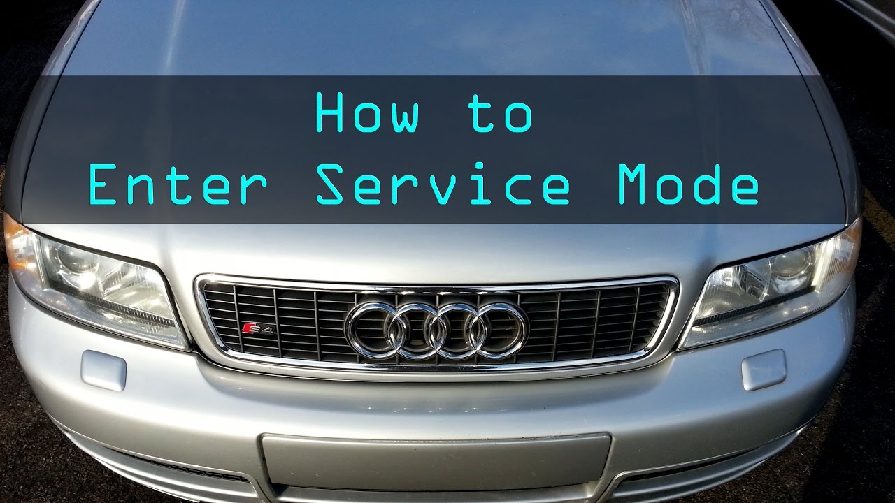 2002 Audi S4: Ep. 135 - How to place into service mode