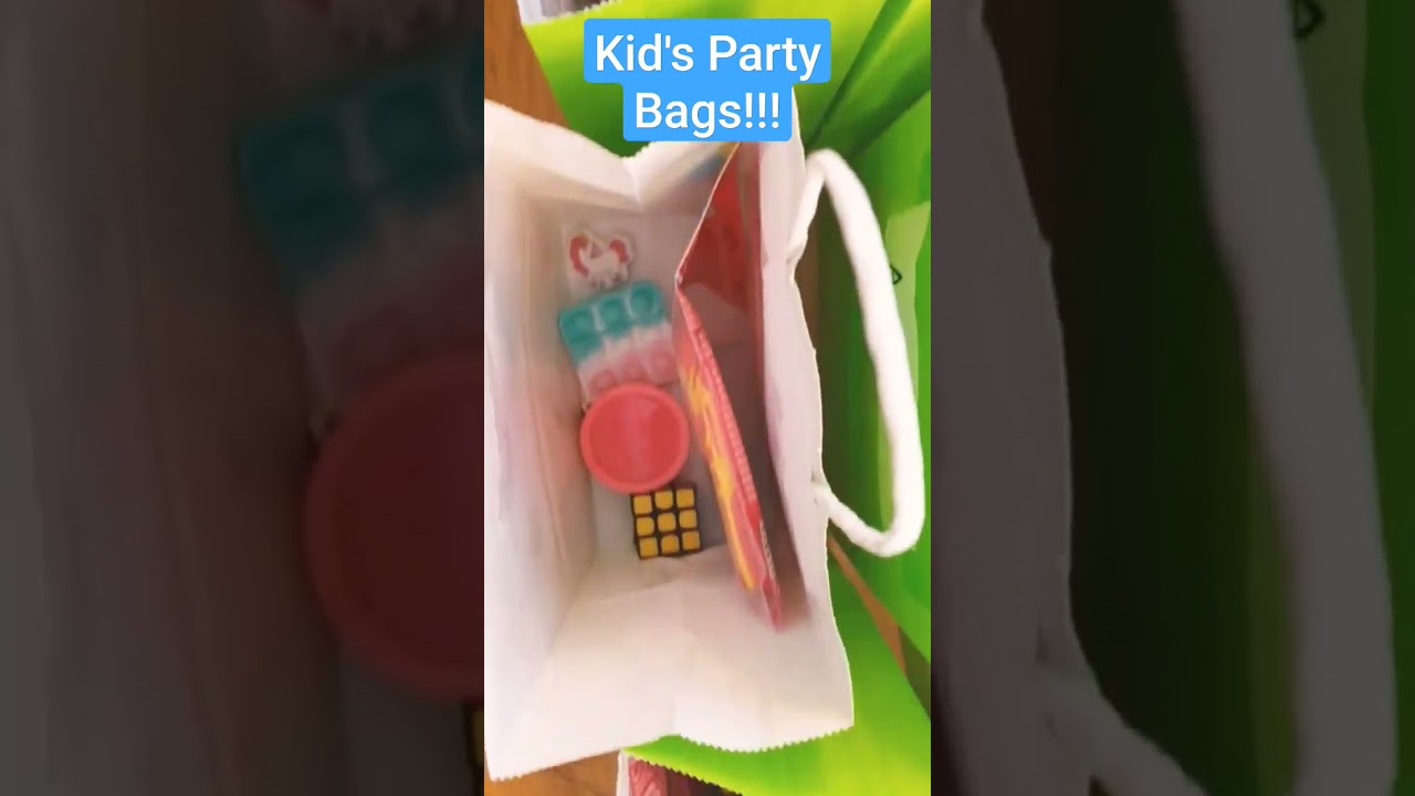 Kids Party Bags! Best Party Favors! Goody Bags Fun!