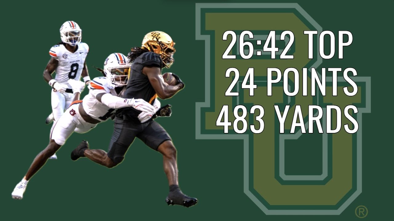 Baylor Offense vs Auburn Defense - CFB Cutups Week 1 2025