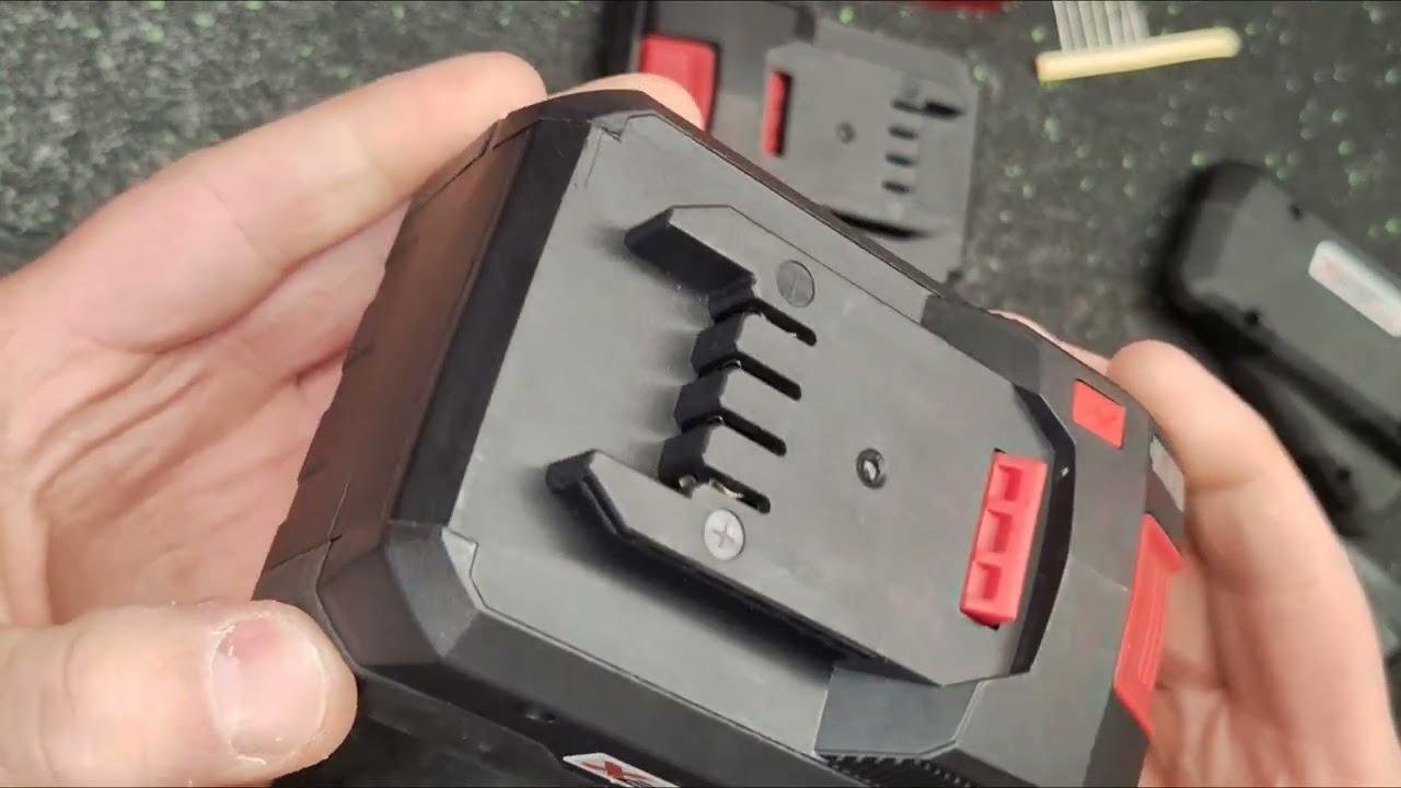 1 ere réparation de batterie Parkside perf en 2025 régulateur 7533-1 résistance 20ohm sup bl broken