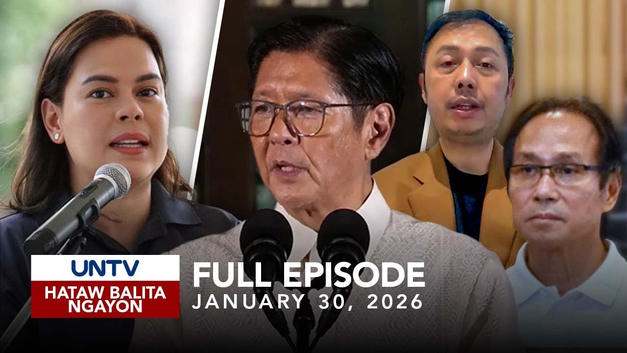 UNTV: Hataw Balita Ngayon | January 30, 2026