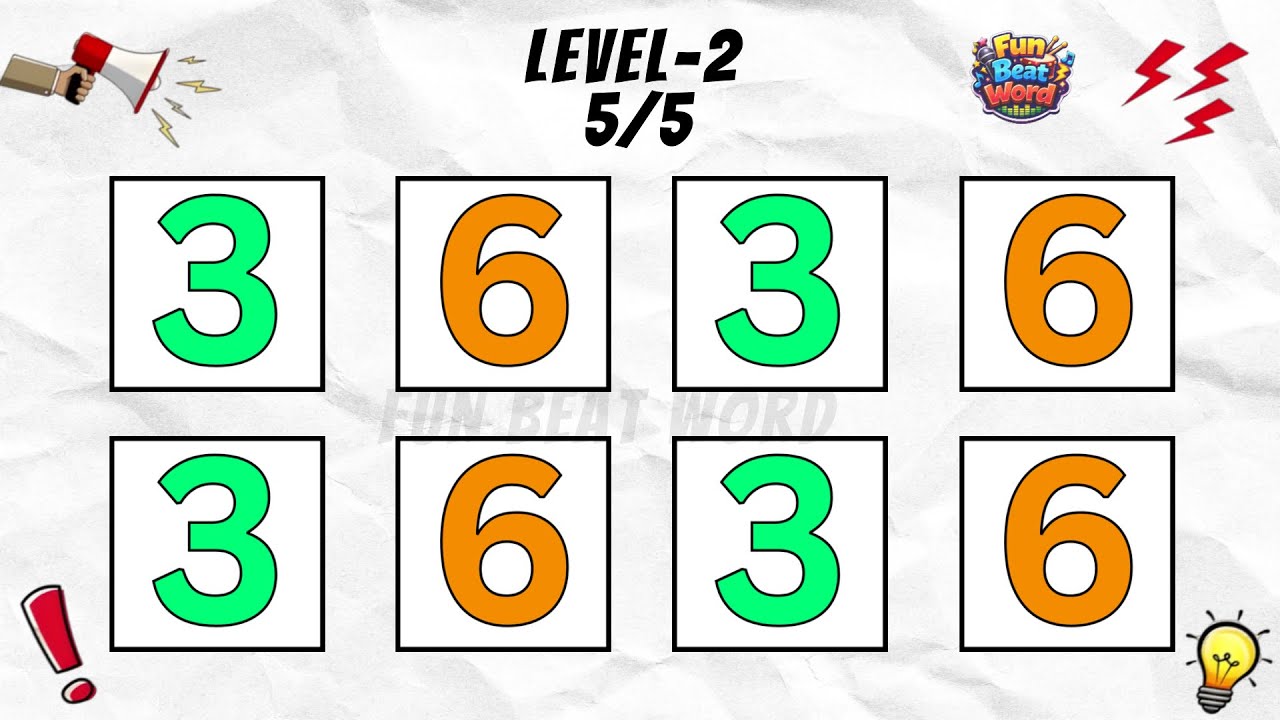 Say The Word On Beat Challenge | PART 54 | Level 1-5 Easy to Insane