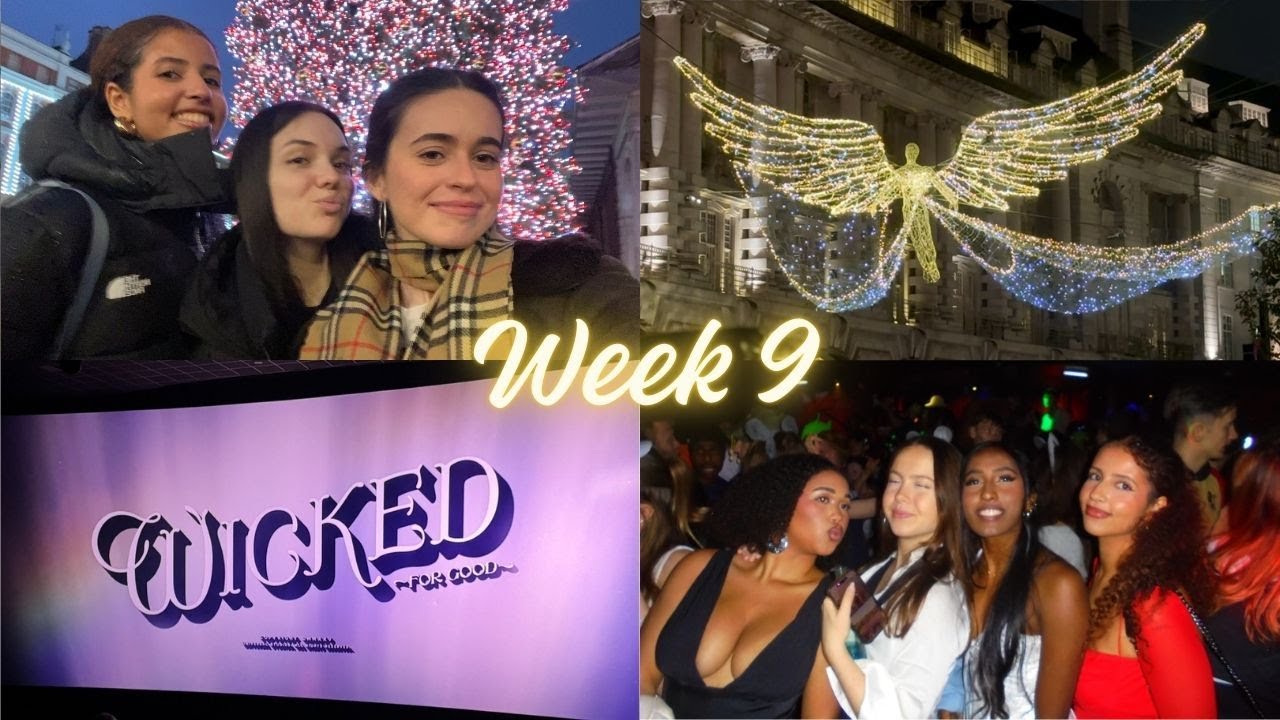 Week 9 | Amo a Ariana Grande, Ocean Wednesday, Wicked week y día navideño (y lluvioso) en Londres🎄