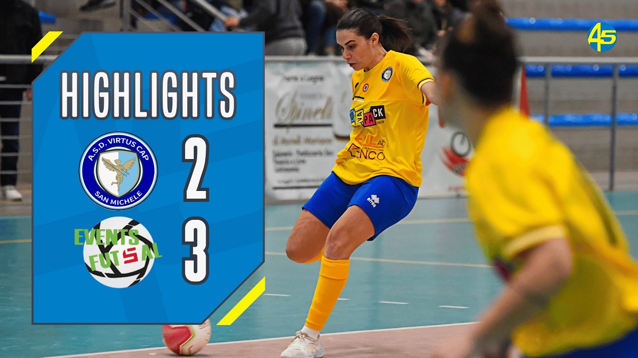 Virtus Cap-Eventi Futsal 2-3 | HIGHLIGHTS | Serie B femminile 2025-26