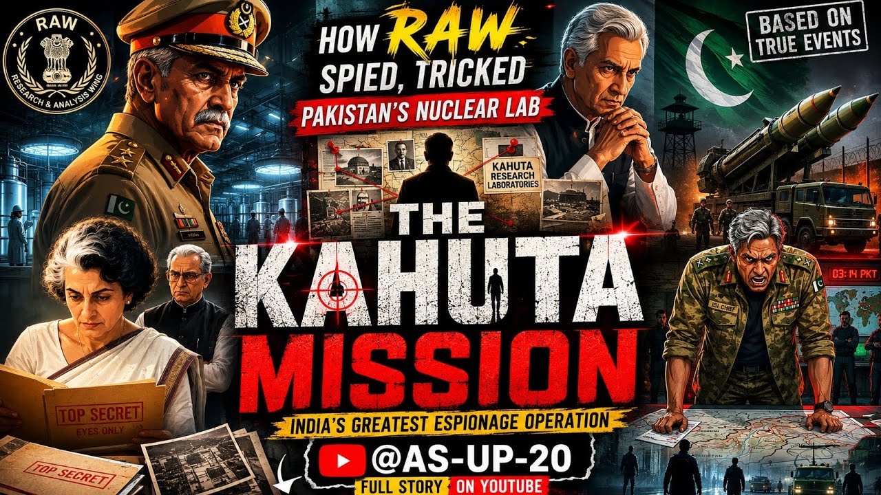 The Kahuta Mission(How RAW Spied Tricked Pakistan Nuclear Lab)#shorts #ai #politics #raw #trending 
