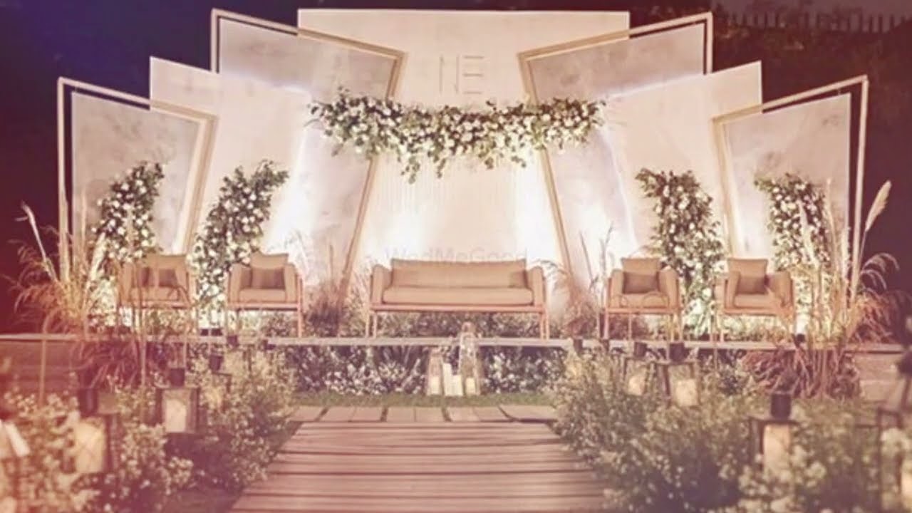 Stage decoration ideas in wedding ❤️ #video #viralvideo #wedding #trending 