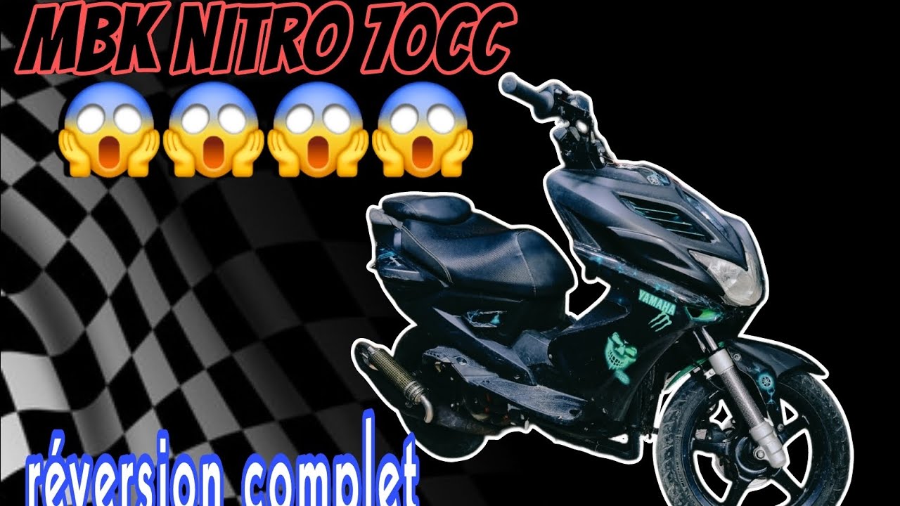 mbk nitro 2013 70cc racing 💯💯