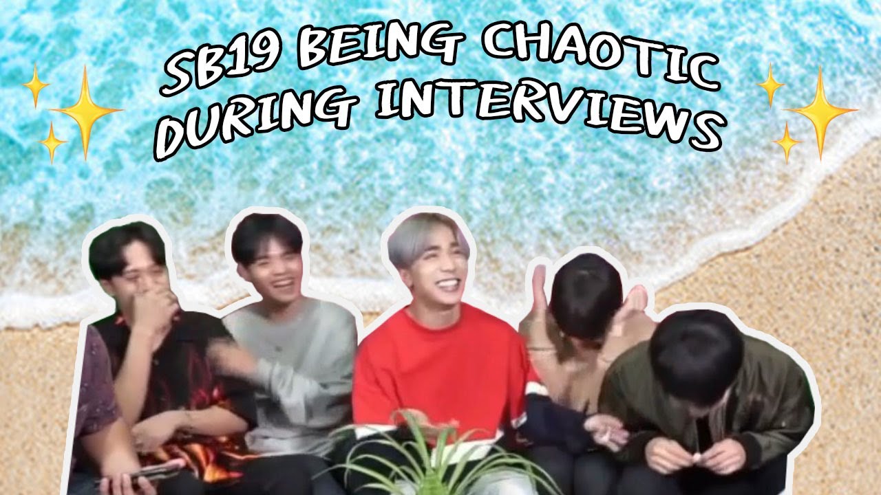 SB19 being chaotic during interviews