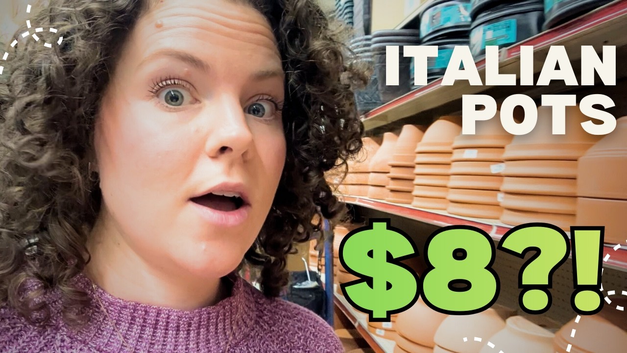 Я нашла эти итальянские терракотовые горшки за СКОЛЬКО ЖЕ СТОИМОСТИ?! 😳🌿 | Выгодное предложение д...