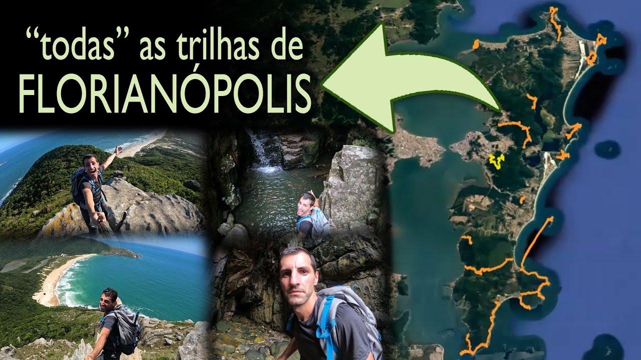 O guia MAIS COMPLETO de trilhas em FLORIANÓPOLIS: 18 opções com praia, morro, cachoeira, e caverna