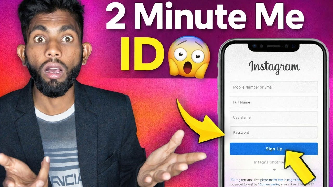How To Create Instagram Account Kaise Banaye ! Instagram Id Kaise Banaye 