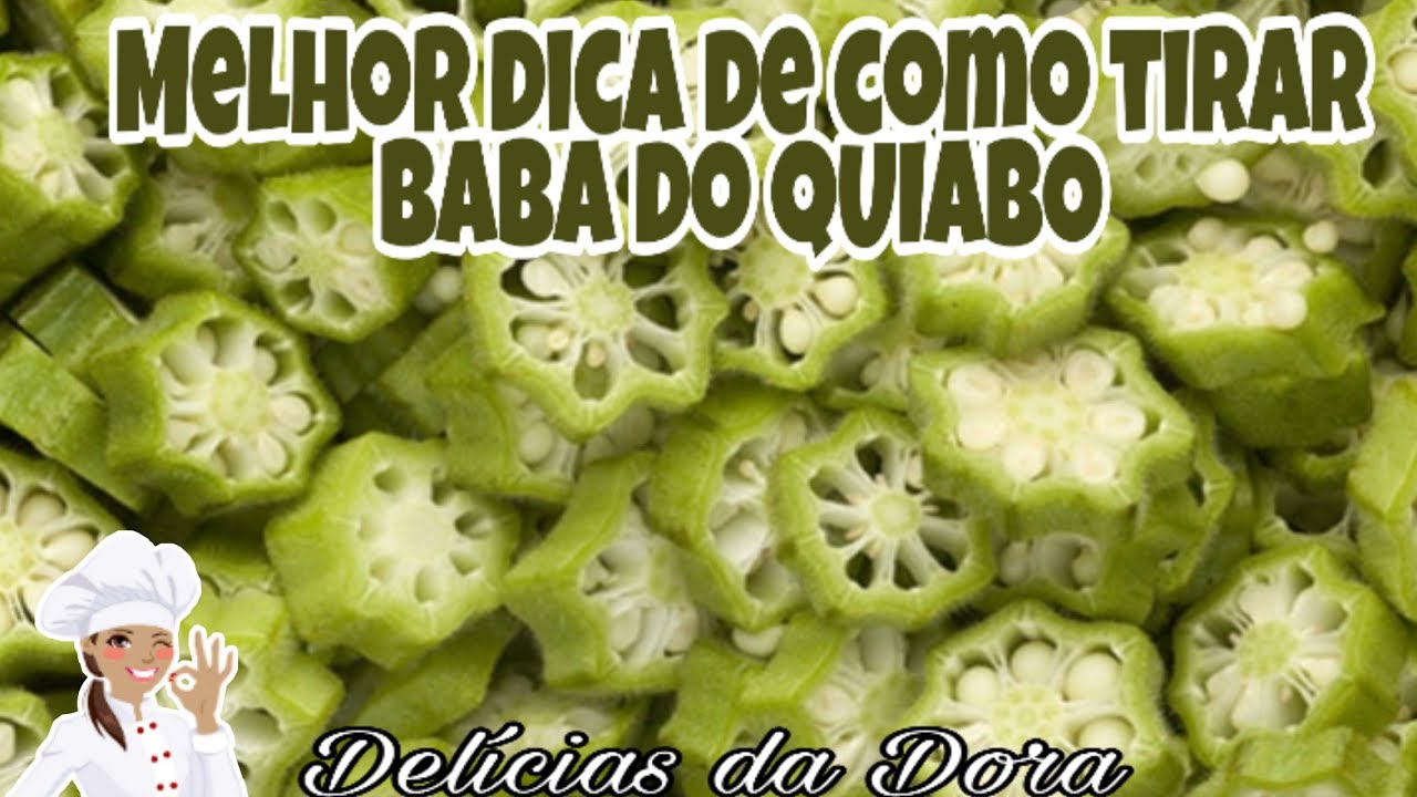 A MELHOR MANEIRA DE TIRAR BABA DO QUIABO - BEM PRÁTICO ECONOMIZA INGREDIENTES  E TEMPO