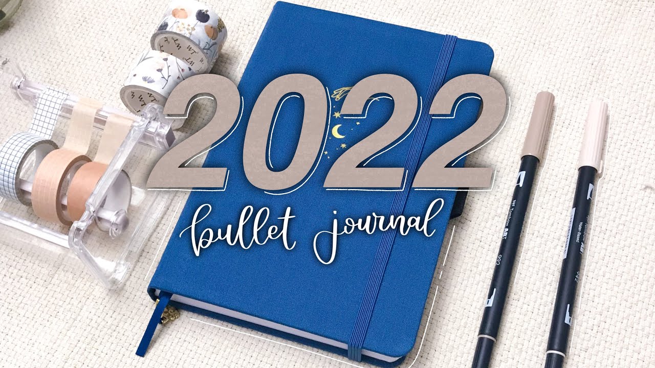 2022 BULLET JOURNAL SETUP | Easy Yearly Bullet Journal Set Up | Minimalist Bullet Journal 2022