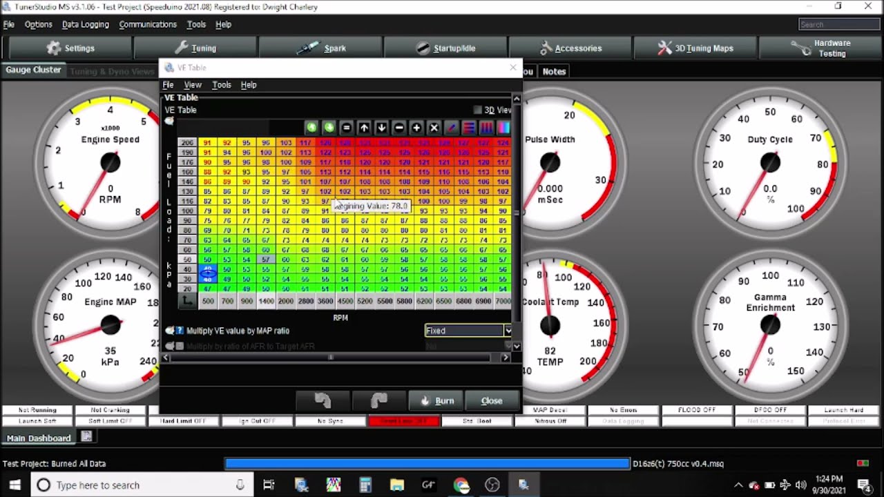 How to Save and Load a Tune | Megasquirt & Speeduino ECU
