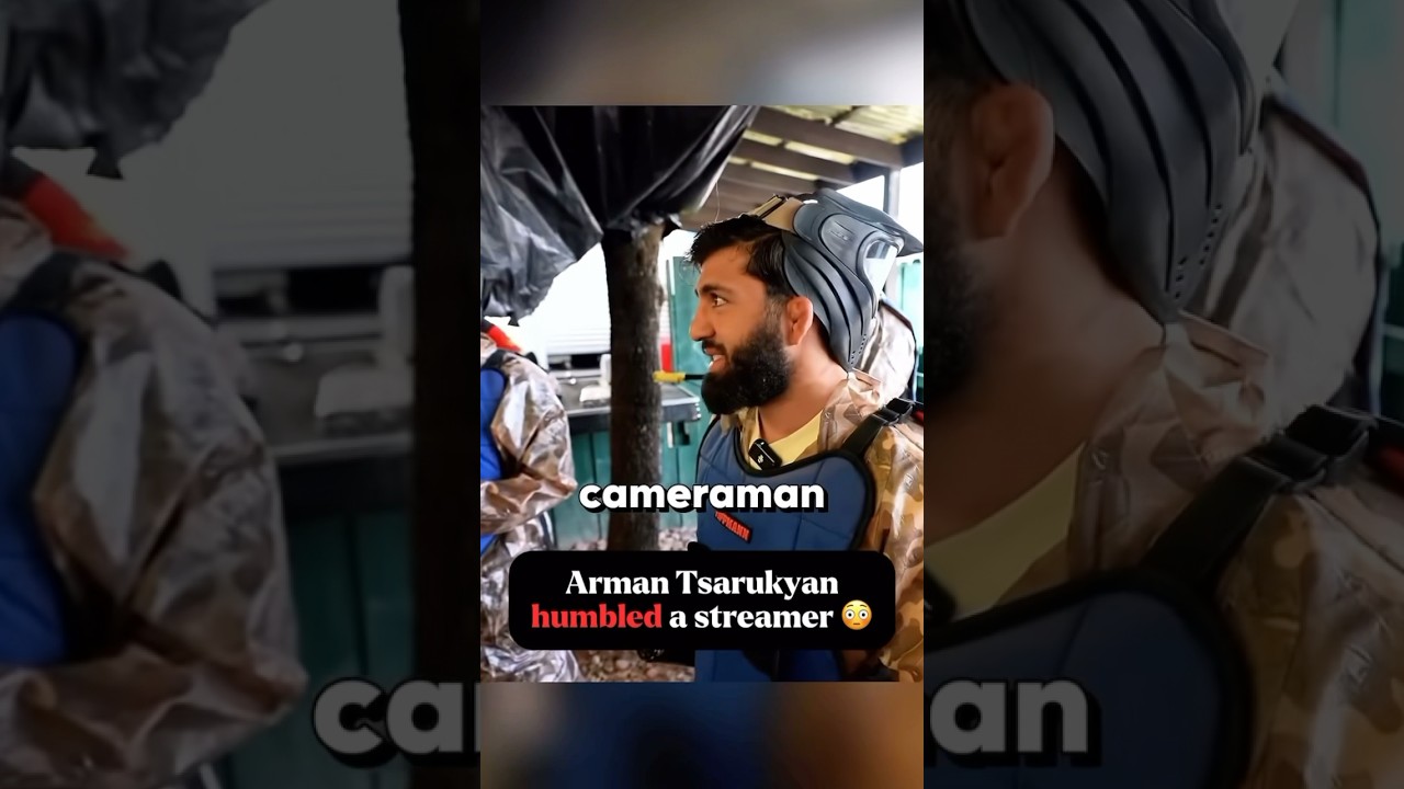 Арман Царукян поставил на место стримера, который притворился, что бьет его за спиной.