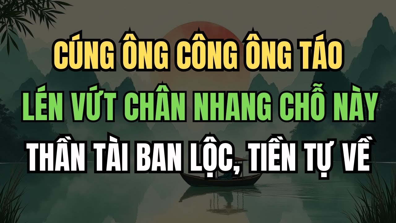 23 Tháng Chạp: Sau Khi Dọn Bàn Thờ, ĐỪNG VỨT Chân Nhang Sai Chỗ Kẻo Tán Lộc Cả Năm
