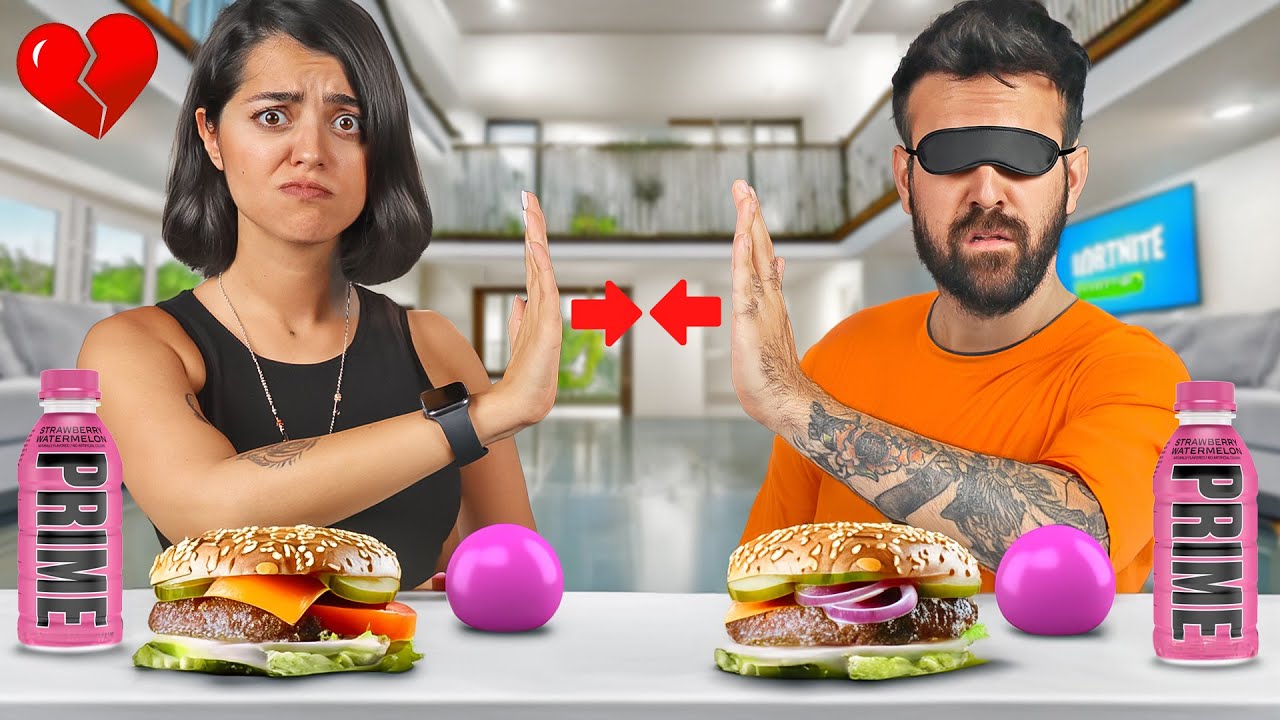 من و سینا دیگه به درد هم نمیخوریم 😐 چالش تله پاتی یا بلایند ?