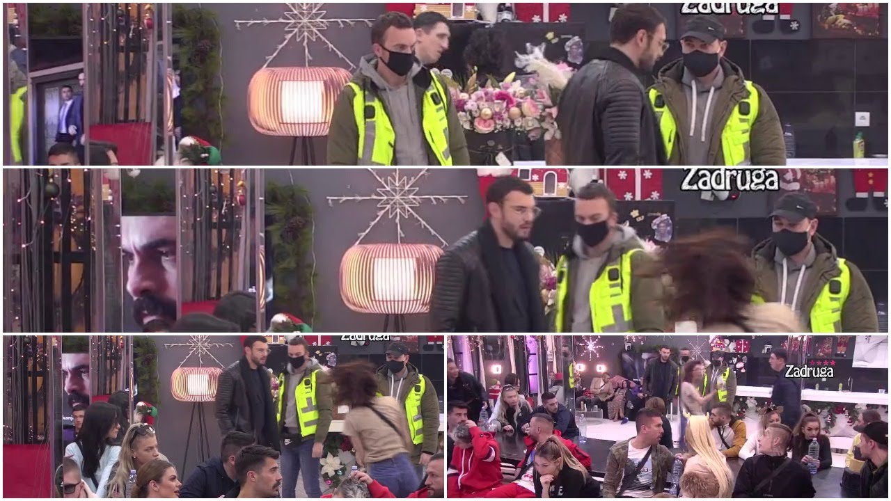 Zadruga 4 - Haos i divljanje! Nadežda pljuje i nasrće na Tomu, obezbeđenje reagovalo - 25.12.2020.