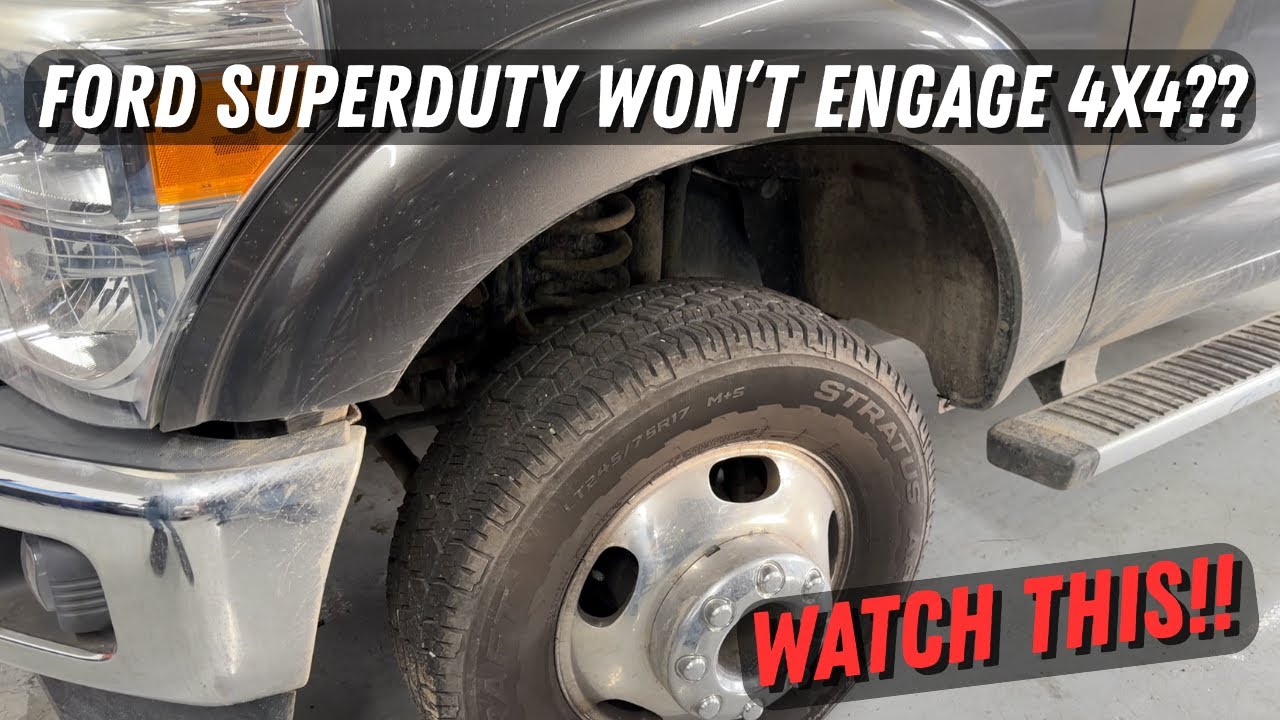 Не работает полноприводный Ford Super Duty? Как диагностировать и устранить неполадки с полным пр...