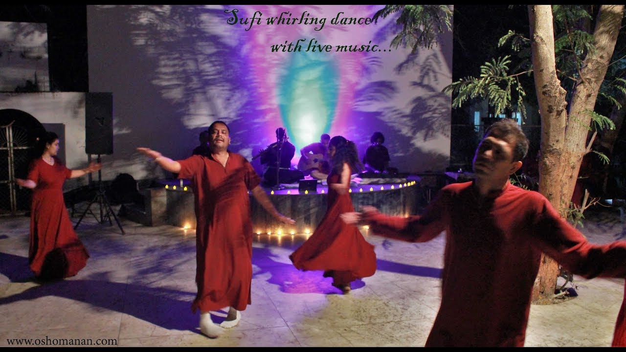 OSHO meditation  celebration at Mehsana Manan Gujrat.. Sufi Whirling live
