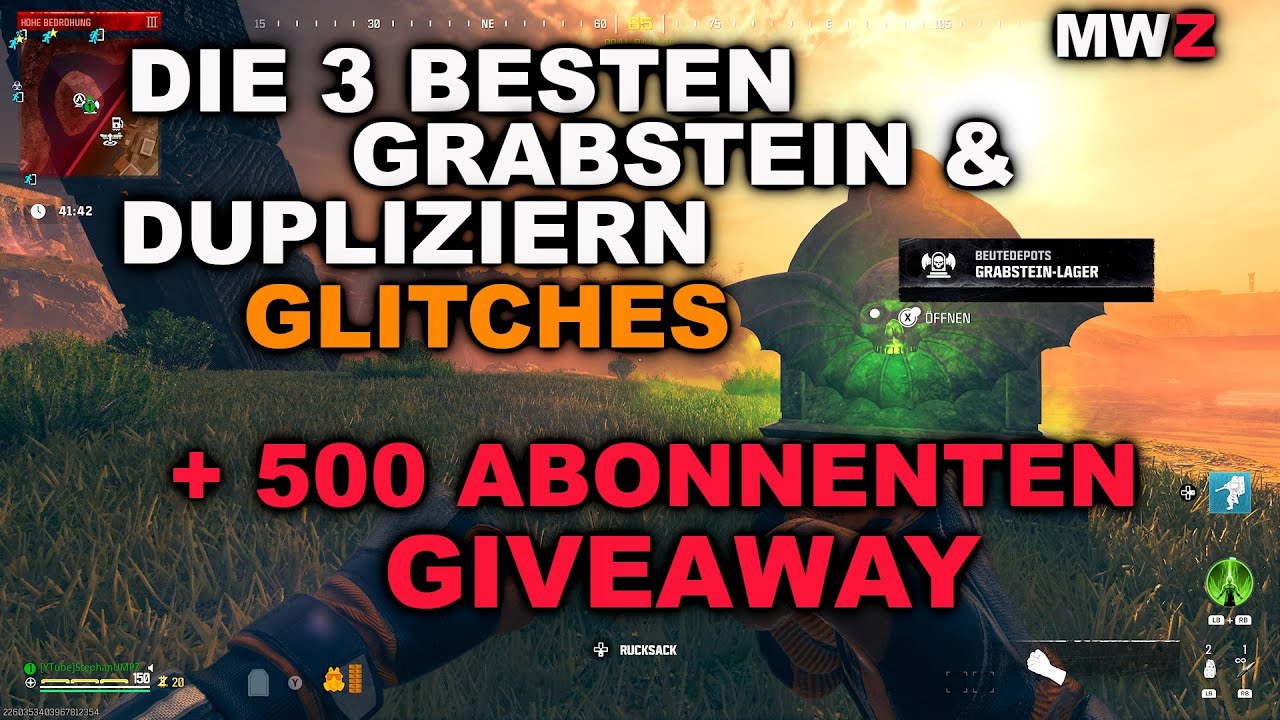 DIE 3 BESTEN GRABSTEIN & DUPLIZIEREN GLITCHES IN MW3 ZOMBIES