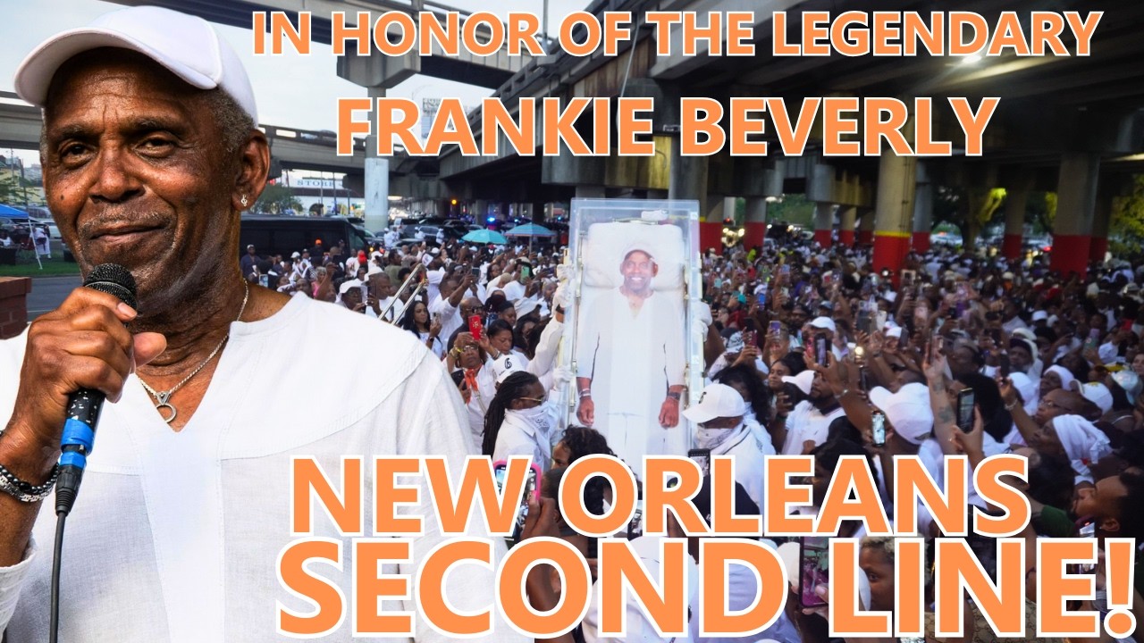 New Orleans Second Line to Celebrate Music LEGEND Frankie Beverly! 🕊️