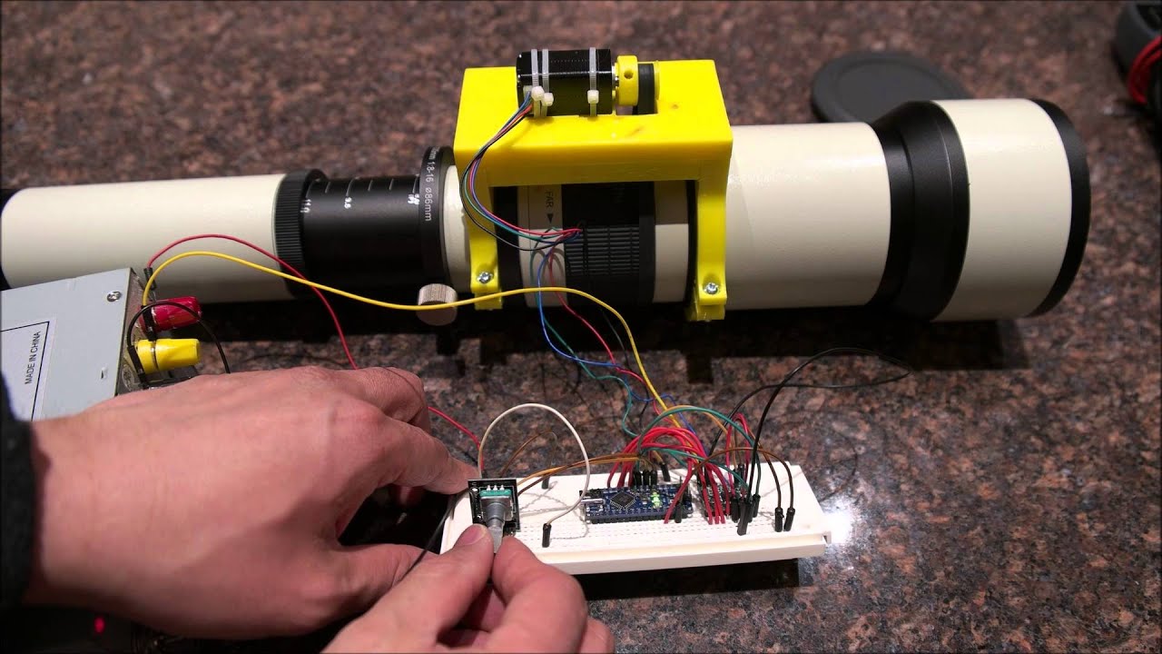 [DIY] Motor Focuser for Telephoto Lens-MotorTest