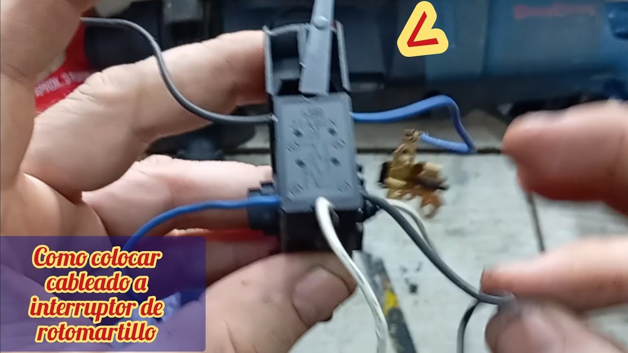 Cómo instalar cableado de interruptor de taladros Rotomartillos