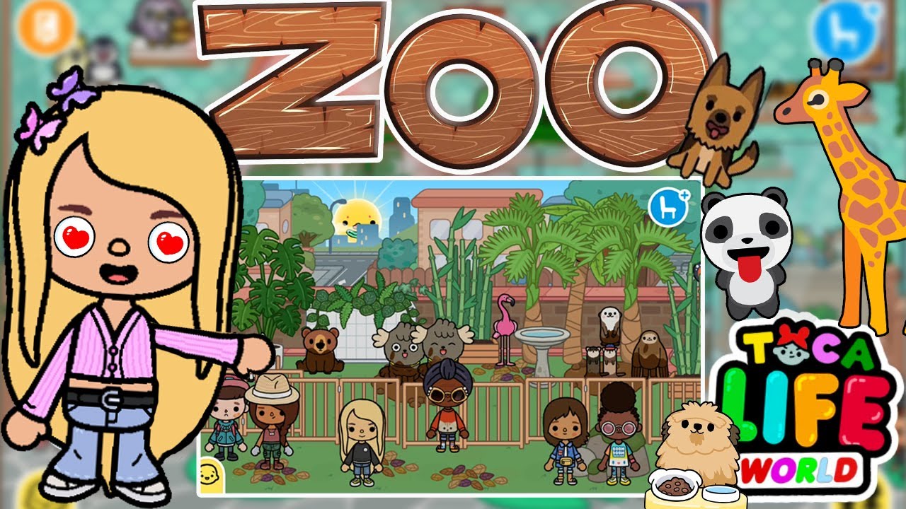 Novo ZOOLÓGICO!!  Toca Life World 🐶😼/ Atualização Toca Boca