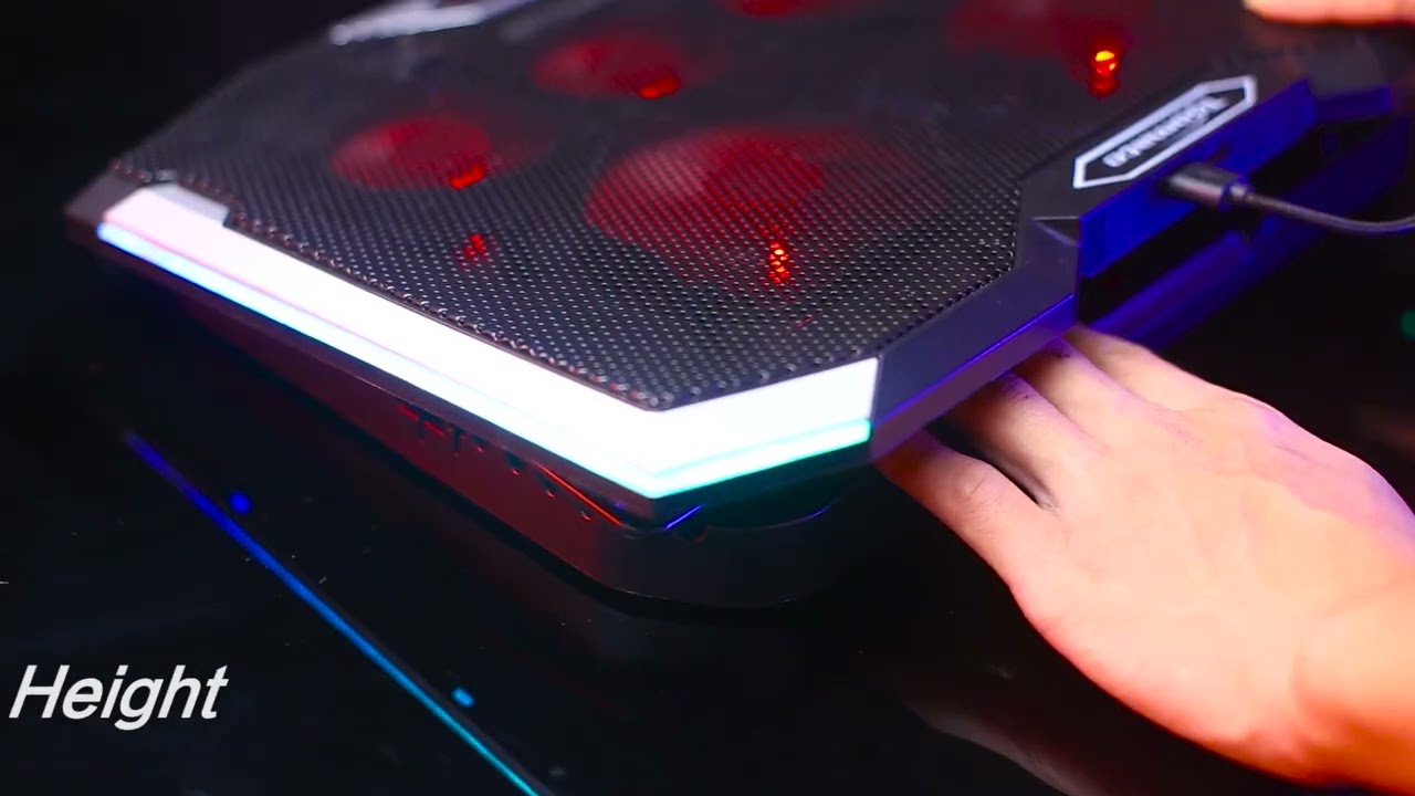 TopMate C11R Gaming RGB Laptop Cooling Pad For 11-17