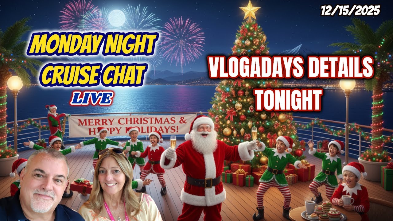 Happy Vlogadays!!! Holiday Giveaway Details Tonight | Cruise Chat with Sharon at Sea Travel
