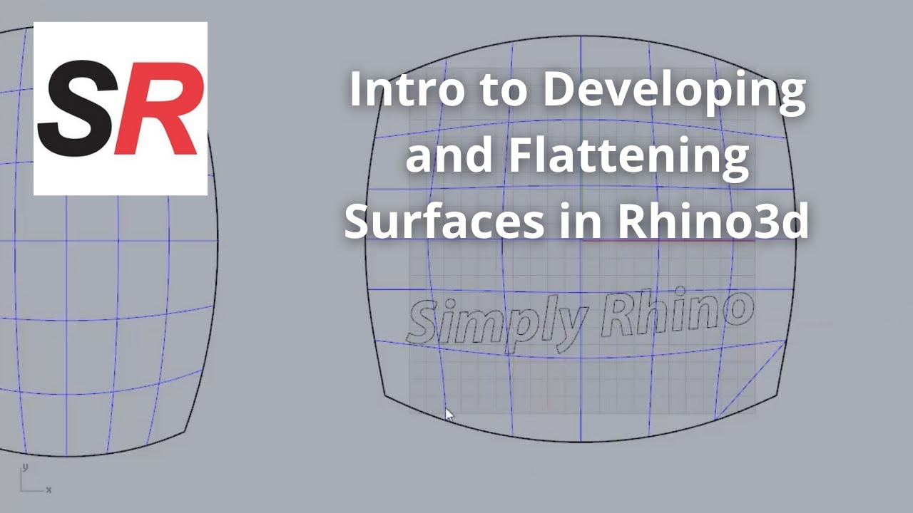 Introduction to Developing and Flattening Surfaces in Rhino3d