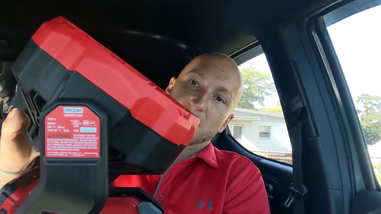 Unboxing Craftsman Job Site Fan Review