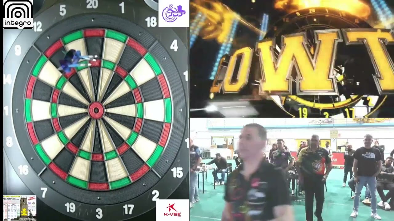 I OPEN DARTS VILLAMURIEL FINAL PAREJAS - JOSE DE SOUSA/JAIME NUÑEZ VS JULIO BARBERO/EDU METALFAST